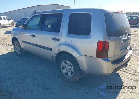 2010 Honda Pilot Lx z USA, uszkodzony, nr VIN 5FNYF3H27AB007345